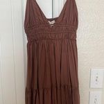 Aeropostale  Brown Gathered Dress Photo 0