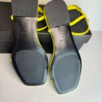 Massimo Dutti METAL PIECE TOE STRAP SANDALS Lemon casual classic comfy summer Photo 5