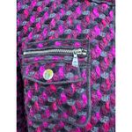 Per Se Tweed Pink Purple Grey Wool/Cotton Jacket in Size 10 Photo 6