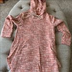 ‎Textured Drawstring Hoodie Red Photo 2