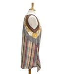 Hippie Gypsy Cottagecore Patchwork Sleeveless Dress Asymmetrical size S/M Photo 3