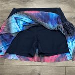 Lucky In Love Novelty Spotlight High Rise Pleated Tennis Skirt Skort Blue Pink M Size M Photo 4