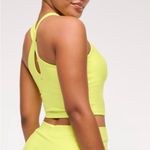 Abercrombie & Fitch NWT  YPB SculptLUX Strappy-Back Tank Wild Lime Color SIZE L Photo 3