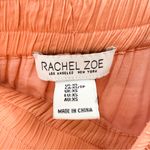 Rachel Zoe  Tiered Matte Satin Midi Skirt Boho Tangerine Orange sz XS Photo 3
