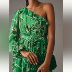 Farm Rio  Printed living nature One-
Shoulder Ruffle Dress size small Photo 2