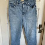 Madewell  The Mom Jean in Basley Wash size 30 Photo 0