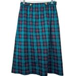 Cape Cod Sportswear Women's Long Plaid Skirt Size 14 Photo 0