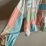 Vintage Koret Francisca Pastel Patchwork Embroidered Jacket – Floral Cottagecore White Size M Photo 1