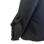 Club Monaco  Women Belted Trench Coat L Navy Classic Trendy Minimal Chic Capsule‎ Photo 13