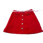 BDG 3/$15  red corduroy skirt Photo 1
