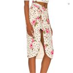 LPA Revolve  Cassey Skirt in Dotty Rose wrap skirt SIZE‎ MEDIUM NEW Photo 1