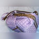 Tommy Bahama  Quilted Lavender Backpack Like New Photo 2