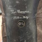 Aquatalia  Boots Womens‎ Size 9.5 Brown Suede Ankle Booties High Heel Zip Up Photo 8