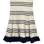 Alice McCALL Frenchie Striped Mini Dress Nude Ink Blue Gold Women’s Size 4 | XS Photo 8