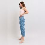 Judy Blue  HW FLOWER PRINT CROP WIDE LEG JEANS Photo 2