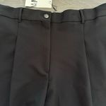 ZARA black trousers pleated dress shorts size XL NWT Photo 2