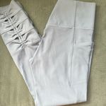 Athleta Blue Salutation Stash Pocket II Cinch 7/8-Length Leggings Small-Tall Photo 4