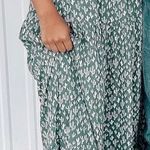 Boutique western cactus jumpsuit romper Green Size L Photo 2