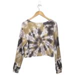 Parker New Oli VIV Tie Dye Crop Sweatshirt In Mauve Batik XS Photo 7