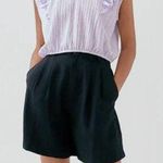 Pull & Bear NWT  Ruffled Top With Elastic Hem in Lilac Photo 10