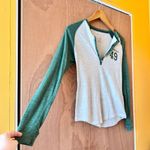 Holloway Volkswagen Raglan Long Sleeve Tee with Henley Neckline S Photo 5