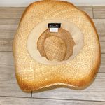 Cowboy Cowgirl Straw Hat Halloween costume Tan Photo 2