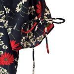 Madewell Peekaboo Sleeve Midi Dress in Hillside Daisies Dark Navy Floral Size 0 Photo 5