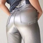We The Free Free People Phoenix Coated High-Rise Skinny Jeans in Silver Size 27 Photo 2
