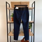 NWT Ann Taylor The High Waist Legging Navy Career Dress Pant Trouser, M Blue Size M Photo 4