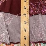 Free People girl talk printed v-neck tunic size XS floral print uneven hemline Photo 6