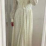 American Vintage Vintage off white lace button up maxi dress Photo 0