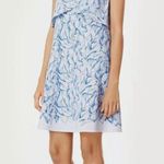 Tory Burch Kaley White Ellora Pima Cotton Popover Faux Layered Mini Dress Photo 0