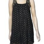 Calypso St. Barth Women’s Size S Black Silver Sequin Cotton Sleeveless Tank Dress Photo 1