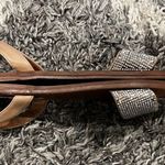 Steve Madden  Rock Tan Rhinestone Flat Sandals. Size 7.5 Photo 4