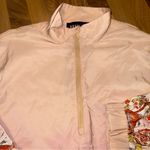 Royalty by Maluma 3/4 zip Hawaiian aloha wind breaker like pullover NWOT‎ LARGE Orange Photo 2