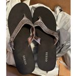 Guess  Sarraly Eva Logo Wedge Sandal in Disco Rhinestone Size US 11 New w/o Tag Photo 10