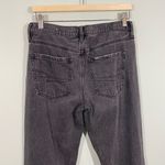 American Eagle  Black Distressed 90's Low Rise Straight Jeans Size 6 X-Long Photo 1