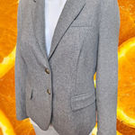 J.Crew Mercantile‎ Gray Wool Blend Blazer Professional Office Wear Size 4 Photo 0