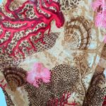 Lane Bryant silk blend racerback tank multi coral reef seashells leopard 22 NEW Photo 5