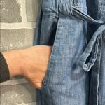 Gap  Denim Tie Waist Jumpsuits Womens Size XS Photo 6