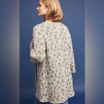 Anthropologie  Cupcakes And Cashmere Animal Print Cardigan Photo 2