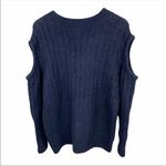 ZARA ✨ HP✨ Alpaca Blend Knit V-Neck Sweater Cutout Shoulders ✨ Photo 4