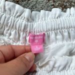 Stoney Clover Lane  Linen Ruffle Skirt White Small Photo 3