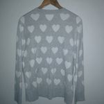 Charter Club  XL Hearts Knit Long Sleeved Crew Neck Pullover Sweater New! Photo 3
