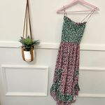 Free People  One I Love Midi Dress Classic Combo Blue Red Floral Size XS Photo 1