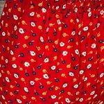 Madewell  Jumpsuit "Prairie Posies" Wide Leg Sleeveless Red Floral-0 Photo 4