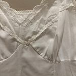 Vintage White Slip Dress Size M Photo 2