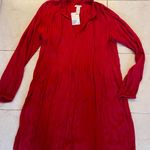 H&M Red  Tunic Dress Photo 0