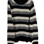 ZARA  Steven Meisel Striped Alpaca Sweater – Cozy Oversized Fit size M Photo 0