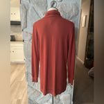 Madison & Berkeley Burnt Orange Cowl Neck Long Sleeve Tunic Top- Size Medium Photo 1